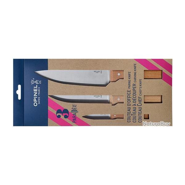 Set de 3 Couteaux Opinel Trio Parall�le