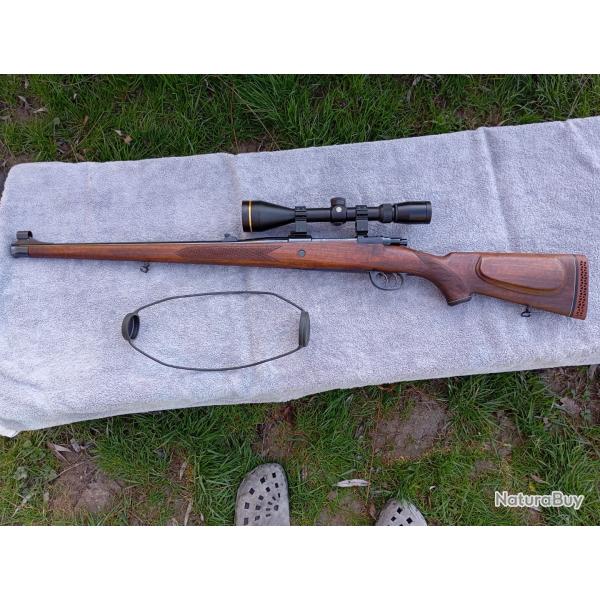Carabine stutzen 7x64 avec stetcher et lunette leupold 4,5-14x50