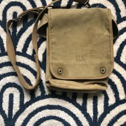 Musette Porte carte us ww2