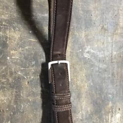 Ceinture cuir fa&ccedil;on daim