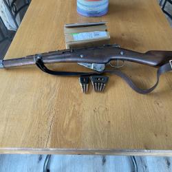 Fusil Berthier Mle 1892  / 1920 Ch&acirc;tellerault  calibre 8/51R