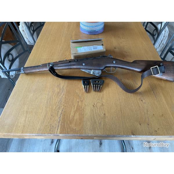 Fusil Berthier Mle 1892  / 1920 Ch�tellerault  calibre 8/51R