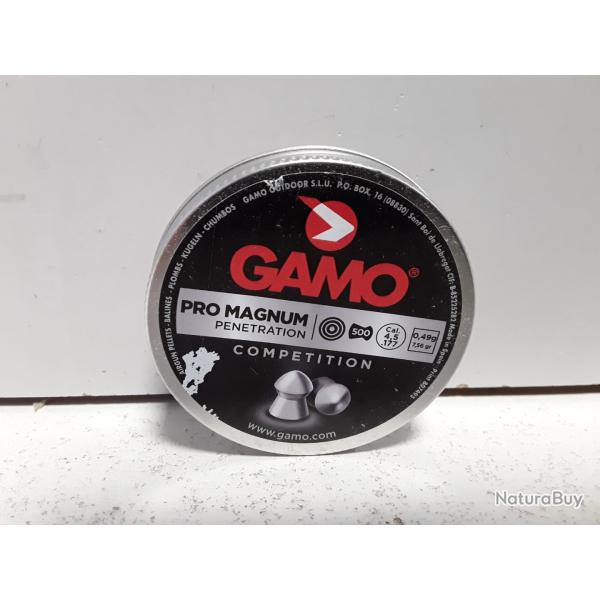 X500 plombs Gamo PRO MAGNUM PENETRATION cal.4,5mm 0,49g