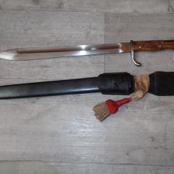 Baionnette allemande Mauser 1898-05 avec dragonne et porte fourreau