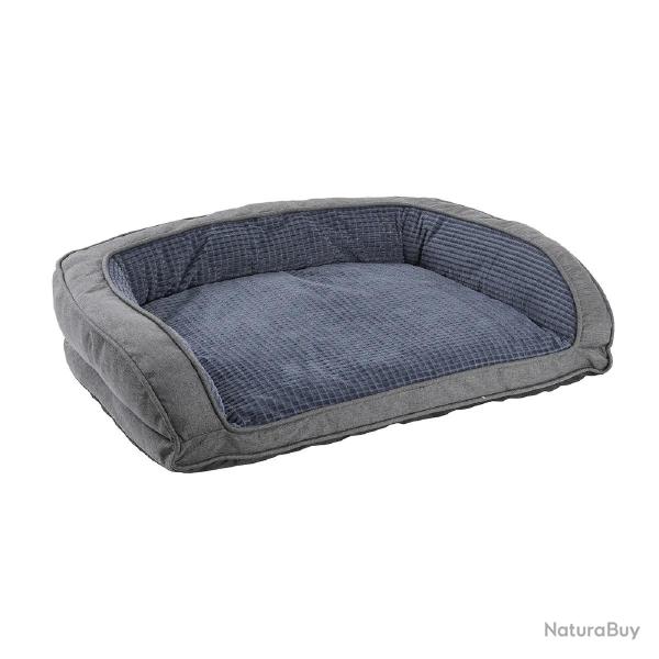 Coussin soft antid�rapant pour chien - 90x63x19cm Bleu