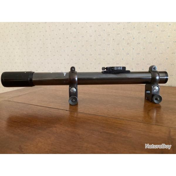 Lunette allemande DISKOP 3 x en acier avec montage DISKOP en acier d�rivable pour rail de 11 mm