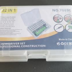 Jeu / Set de tournevis 32 embouts airsoft