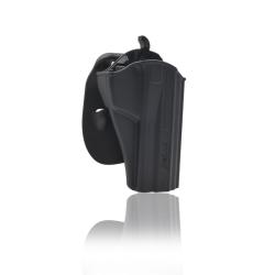 Holster en polym&egrave;re avec bouton superieur pour Beretta 92 - Cytac