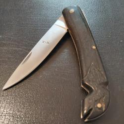 Couteau le tr&egrave;fle Manche &eacute;b&egrave;ne aigle