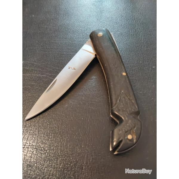 Couteau le tr�fle Manche �b�ne aigle