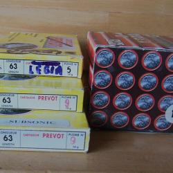 lot de 4 boites cartouches cal 14mm