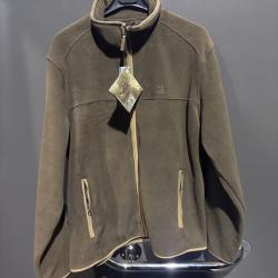 Veste polaire PERCUSSION marron XXL neuve a vendre aux ench&egrave;re d&eacute;stockage chasse
