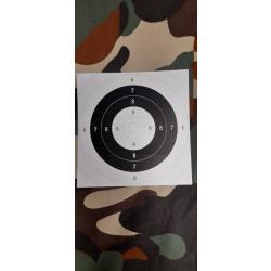 Centre de cible centre blanc 26x26