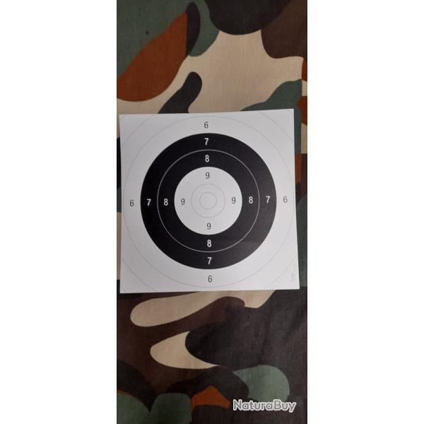 Centre de cible centre blanc 26x26