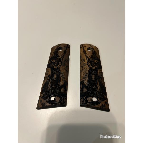 Plaquettes en bois pour colt 1911