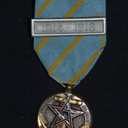 RARE MEDAILLE DU RICM (INFANTERIE COLONIALE DU MAROC)-AGRAFE 1914-1918 -GRANDE GUERRE 1914/1918