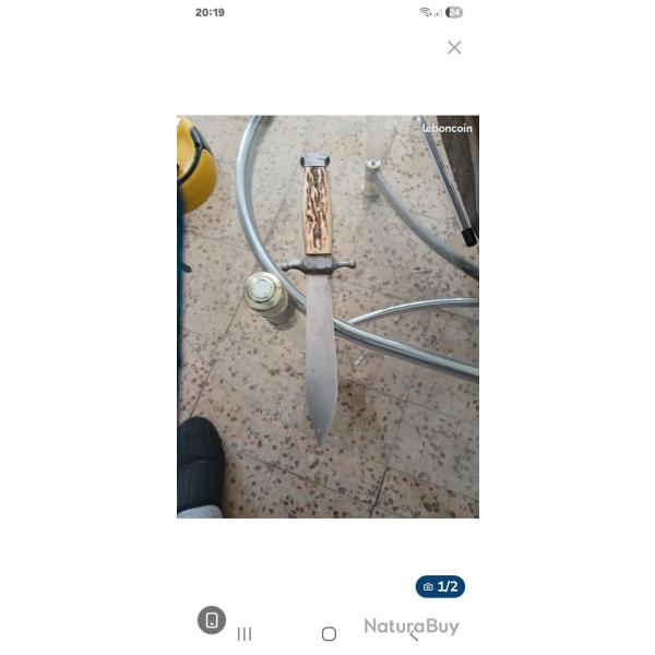 Couteau de chasse sans etui