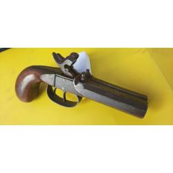 Pistolet a coffre double canon
