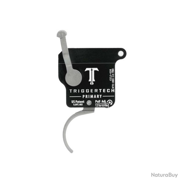 D�tente Triggertech Rem700 Special Right No Bolt Release Traditional Curved Stainless - Plat / Droit