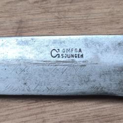 Rare poignard de combat allemand 1 GM, fabrication OMEGA SOLINGEN