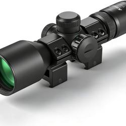 Lunette de Vis&eacute;e Compacte 3-9x40 Mil-Dot Eclair&eacute;e Rouge/Vert Optique Chasse Tir Sportif Anneaux