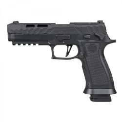 Pistolet &agrave; CO2 Sig Sauer P320 Spectre Comp. Blackout - Billes d'acier 4,5 mm - Culasse mobile