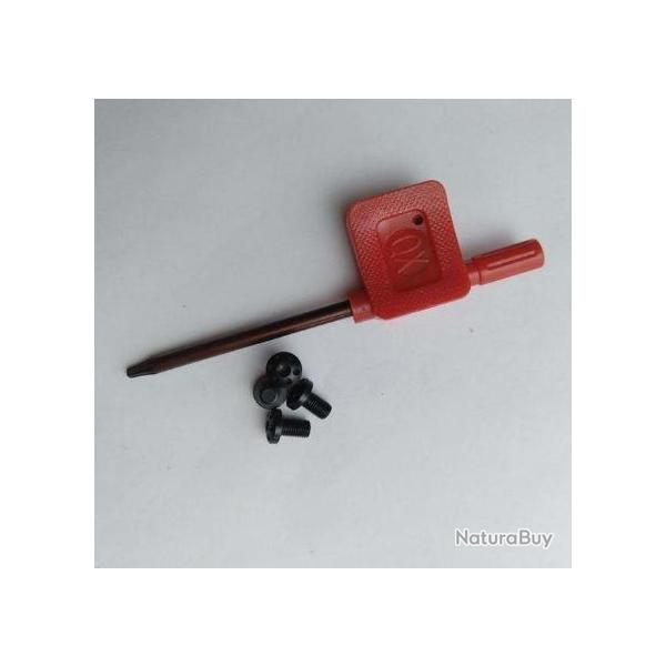 Jeux de 4 visses pour plaquette colt 1911 (noire)