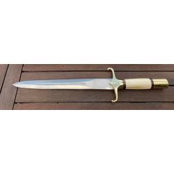 Dague pour &eacute;pieu de chasse - Os - Uniquement la dague. (2)