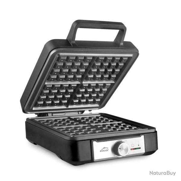 Gaufrier LACOR Gante - 1400W - Gaufres 20x20 cm - Rev�tement anti-adh�sif