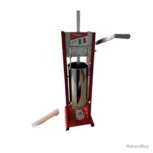 Poussoir � saucisses vertical Reber� 5L - Acier inoxydable - 4 entonnoirs