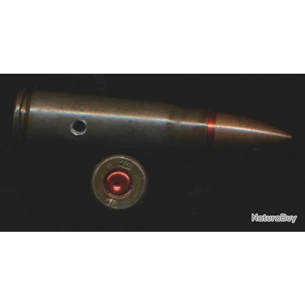 (5938) Une 7,62x39 Russe Fabrication ROUMANIE marquage   �tui acier 22 15