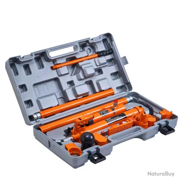 12T Porta Power Kit Cric hydraulique avec tuyau d'huile de 4,6 pieds Kit de r�paration