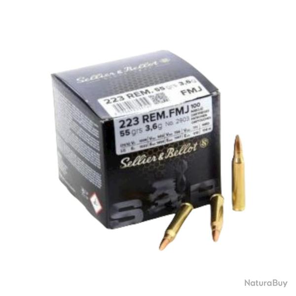 SELLIER & BELLOT 55G FMJ 223REM LES 100