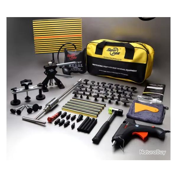 Kit d'extraction outils de d�bosselage de voiture kits de d�bosselage sans peinture d�bosselage