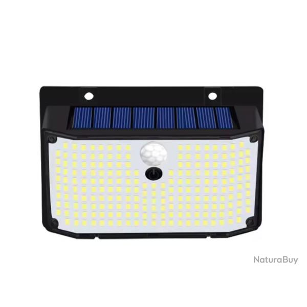 ENCHERE : Applique solaire 208 LED avec D�tecteur de Mouvement, Imperm�able et Sans Fil