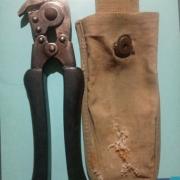 Ancienne Pince Coupante Anglaise Pour Barbelés - Equipement Soldat WWII 1940