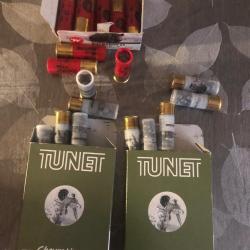 3 bo&icirc;tes de 10 cartouches cal12  , chevrotine, tunet, winchester,  9g et 27g