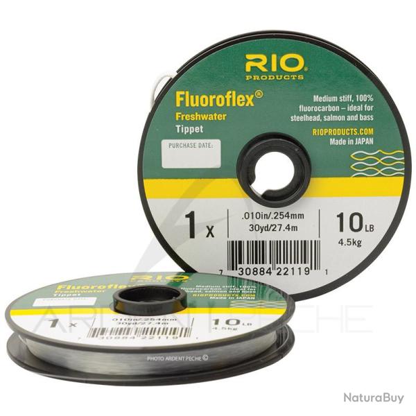 Fils fluorocarbone RIO Fluoroflex freshwater 0X