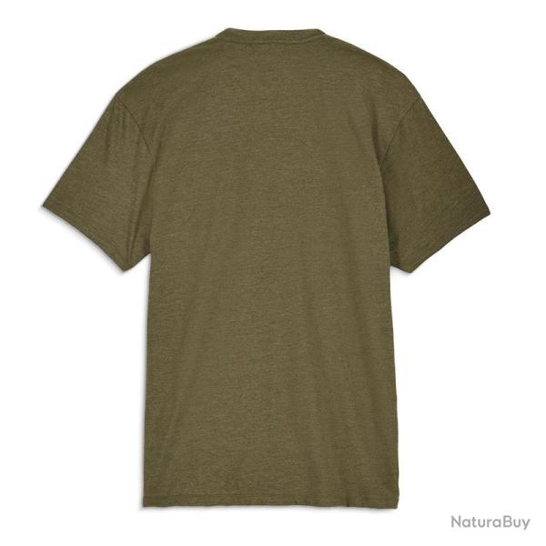 Tee Shirt SIMMS Stamp Lock T-shirt Military Heather L