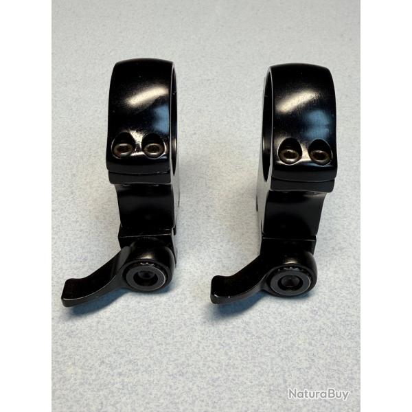 VENDS COLLIERS RECKNAGEL � D�MONTAGE RAPIDE WEAVER PICATINNY 30mm