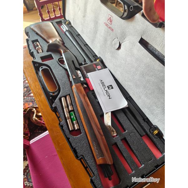 1� Fusil semi-auto aselkon bois