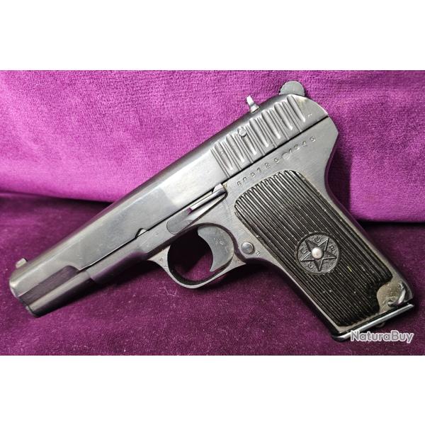 Pistolet TOKAREV, TT33, calibre 7,62x25, monomat, 1945, Izhevsk, Cat�gorie B