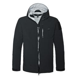 TT VESTE DAKOTA MKII - IMPERMEABLE ET RESPIRANTE T-VENT 3L NOIR - TAILLE L