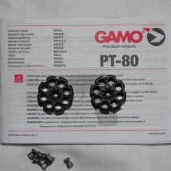 Barillets pistolet GAMO PT 80