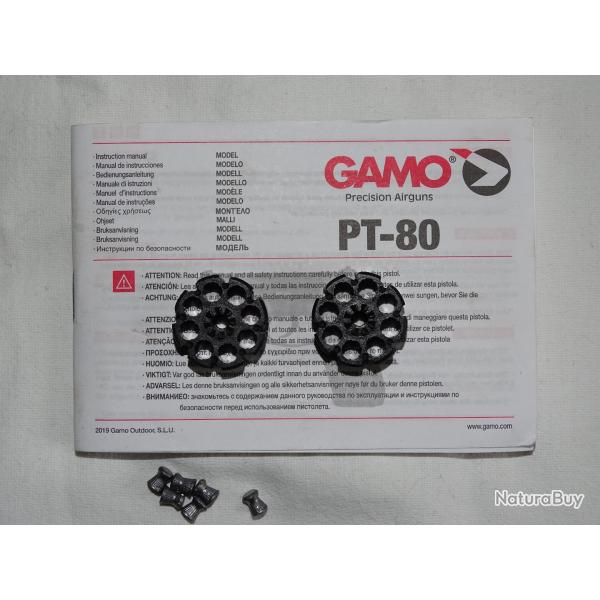 Barillets pistolet GAMO PT 80