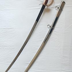 reproduction du c&eacute;l&egrave;bre sabre de cavalerie l&eacute;g&egrave;re mod&egrave;le 1822, surnomm&eacute; le "Bancal"