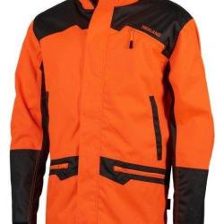 Veste de chasse anti ronce resist JKT orange TREELAND