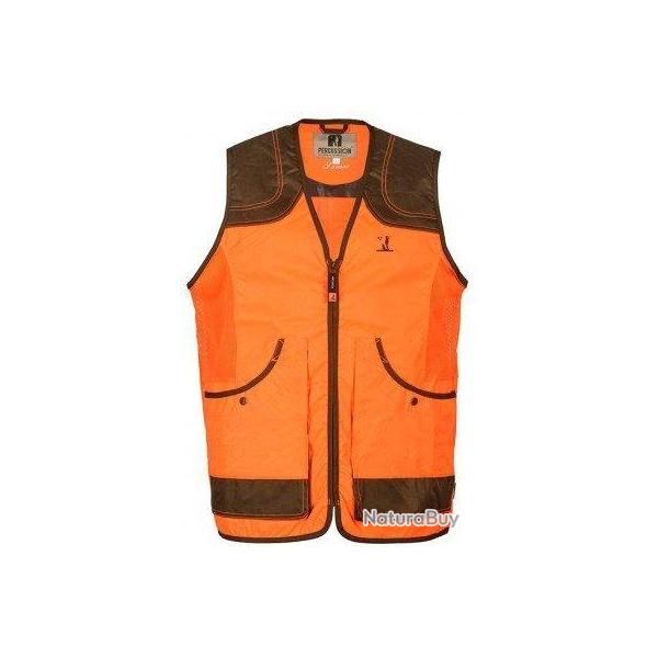 Gilet enfant Savane orange PERCUSSION