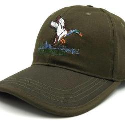 Casquette broderie Canard kaki PERCUSSION