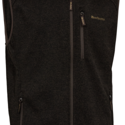 Gilet tricot&eacute; Moor marron DEERHUNTER